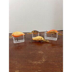 Vintage Bomber Crankbaits Fishing Lures Lot Of 4